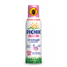 PICNIC BABY АЭРОЗОЛЬ ОТ КЛЕЩЕЙ И КОМАРОВ 125МЛ PICNIC BABY АЭРОЗОЛЬ ОТ КЛЕЩЕЙ И КОМАРОВ 125МЛ