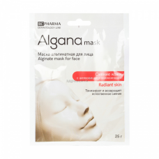 Маска альгинатная для лица альгана сияние кожи с шелковицей и миоксинолом radian