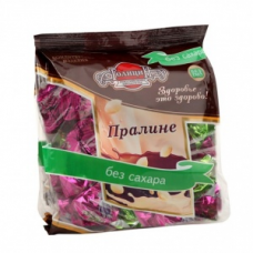 Конфеты Пралине Горькое с орехом на фруктозе 180г